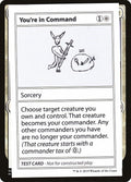 You're In Command (No PW Symbol)
