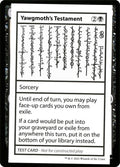 Yawgmoth's Testament (No PW Symbol)