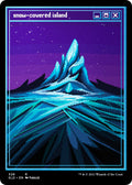 Snow-Covered Island (PixelSnowLands.jpg) (Foil Etched)