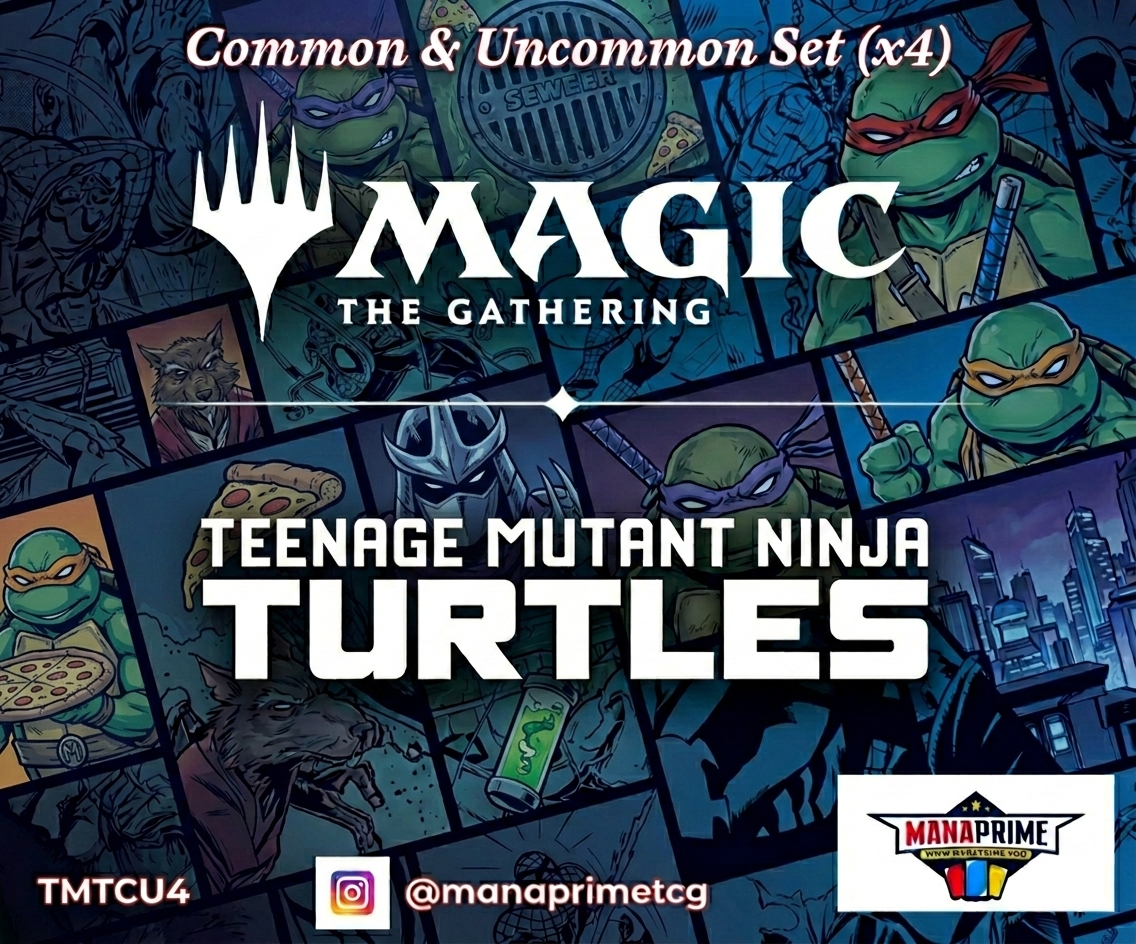 Teenage Mutant Ninja Turtles Common/Uncommon Set (x4)